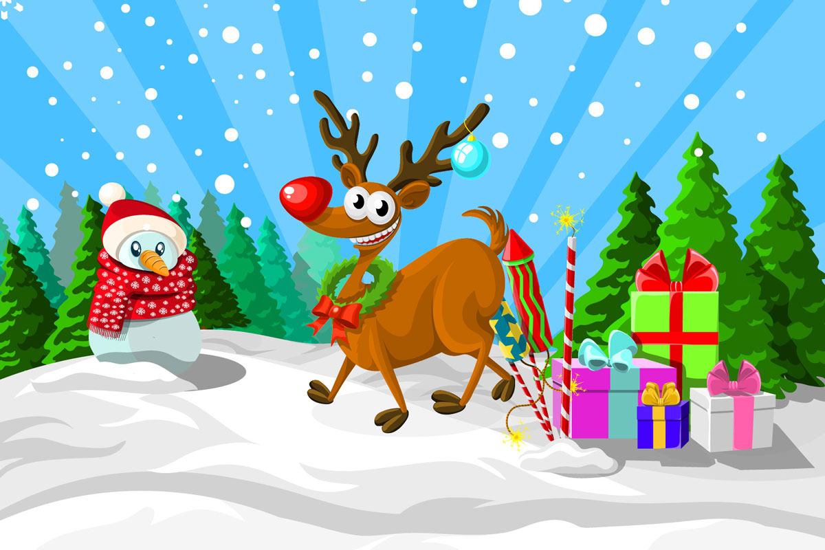 Christmas deer