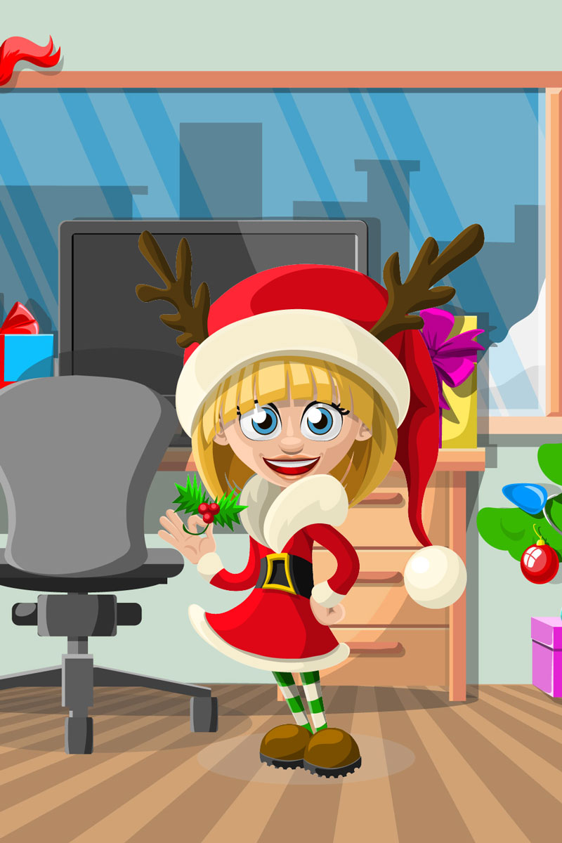 Christmas girl