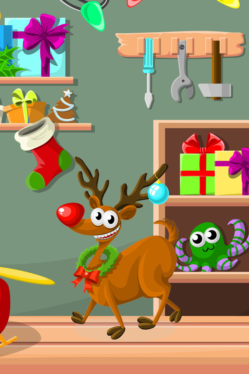 Christmas deer